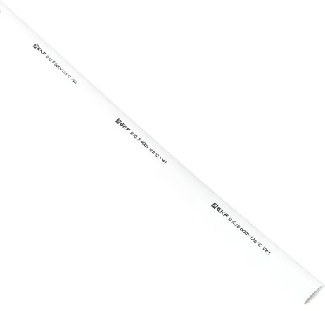 Изображение товара Термоусаживаемая трубка EKF tut-10-w-1m