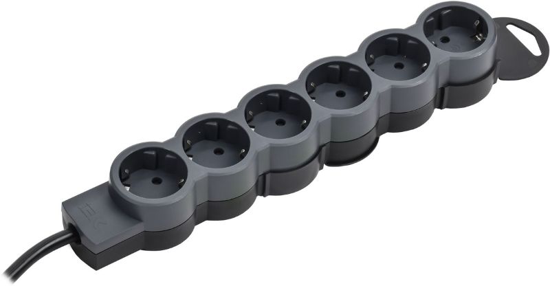 

Удлинитель IEK STANDARD У06 6 мест 1,5м 3х1,5мм2 16А черн., STANDARD У06