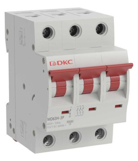 Изображение товара Автоматический выключатель модульный DKC MD63S-3PC40