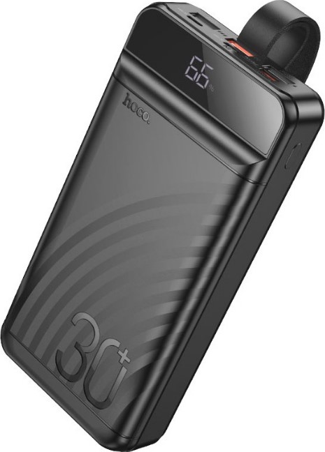 

Аккумулятор внешний Hoco J123B Element 6942007612081 30000mAh, 2 USB выхода, PD20 Вт, QC3.0, дисплей, цвет: чёрный (1/25), J123B Element