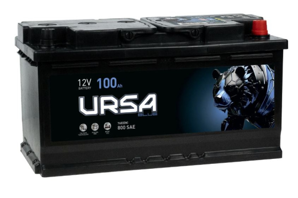 Изображение товара Аккумулятор автомобильный URSA UU1000 12 В 100 Ач с клеммным соединением