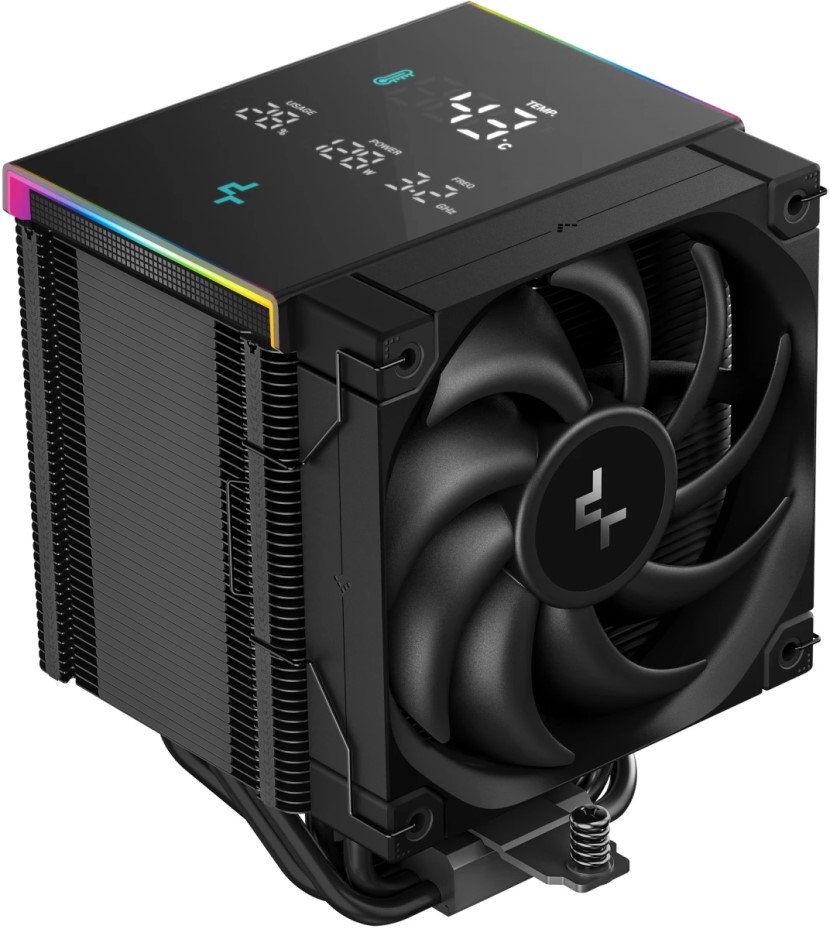 

Кулер Deepcool AK500 DIGITAL PRO LGA20XX/1700/1200/115X/AM5/AM4 (TDP 240W, 120mm, 500-1750rpm, 60.89CFM, 25dBa) RET, AK500 DIGITAL PRO
