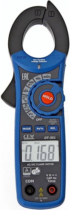 

Токоизмерительные клещи CEM DT-351 CEM 480441, DT-351