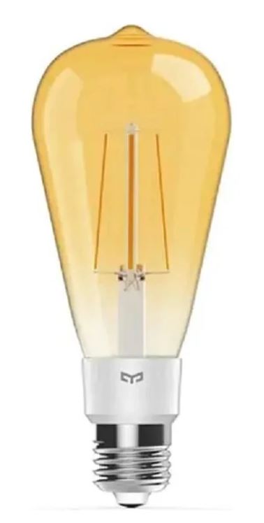 

Лампа светодиодная Xiaomi Yeelight Smart LED Filament Bulb ST64 YGYA0319084WTEU умная, филоментовая, E27, Smart LED