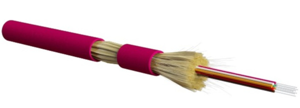 Изображение товара Волоконно-оптический кабель Hyperline FO-DT-IN-504-8-LSZH-MG 2000м, OM4