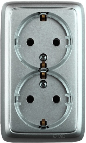 Изображение товара Розетка с заземлением HEGEL РА16-184-06 для безопасного подключения