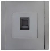 фото Розетка компьютерная IEK FP-K10-1-K46