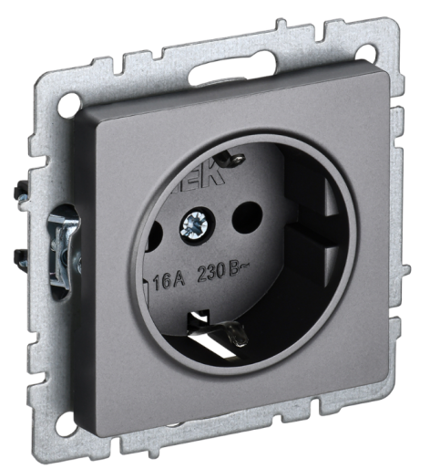 фото Розетка с заземлением  IEK BR-R11-16-K46 в Уфе