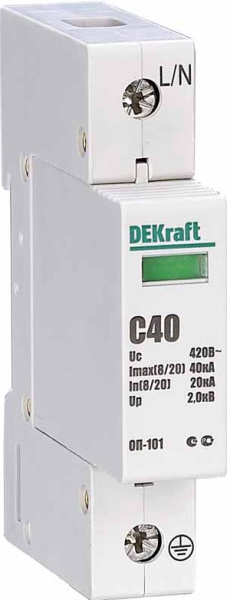 Изображение товара Ограничитель перенапряжений DEKraft 18015DEK