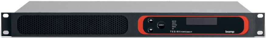 

Аудиопроцессор BIAMP TesiraFORTE DAN VT 912.0451.900/911.0451.900 12х8 (32 x 32 Dante); 12 вх. c AEC. 8 вых., 8 CH по USB, 2-канальный VoIP-интерфейс, TesiraFORTE DAN VT