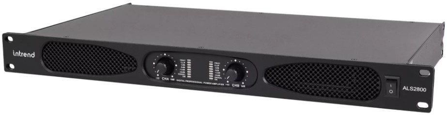 

Усилитель INTREND ALS 2800 двухканальный, 2х800Вт/8Ом, 2х1300Вт/4Ом, 2х1750Вт/2Ом, 1х2600Вт/8Ом, 1х3500Вт/4Ом., ALS 2800