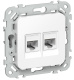 фото Розетка компьютерная  IEK FI-K22-1-K01 в Санкт-Петербургe