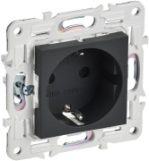 фото Розетка с заземлением IEK SK-R14-16-1-K53