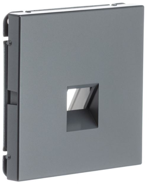 

Накладка розетки компьютерной Systeme Electric GAL000984 ARTGALLERY типа Keystone, СТАЛЬ, GAL000984