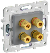 фото Розетка аудио IEK SK-S40-K03