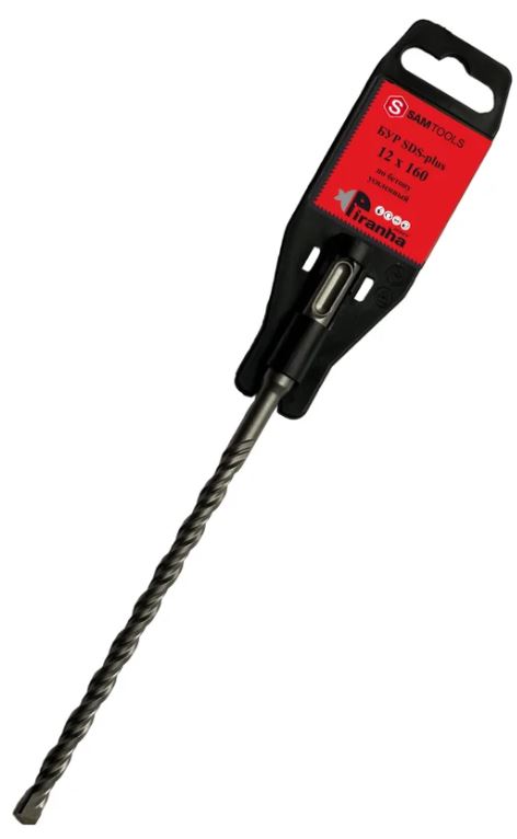 

Бур по бетону ООО САМ SAMC-008212160 SDS-plus 12х160 PIRANHA, SAMC-008212160