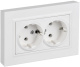 фото Розетка двухместная с заземлением  IEK BR-R27-16-K91-F в Санкт-Петербургe