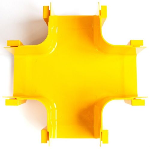 

Соединитель Lanmaster LAN-OT120-XT/NC Х-образный, оптического лотка 120 мм, монтаж без соединителей, желтый, LAN-OT120-XT/NC