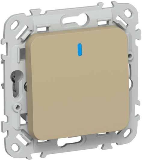 Изображение товара Выключатель одноклавишный с подсветкой IEK FI-V10-1-10-1-K59