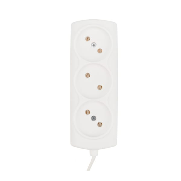 

Удлинитель PROconnect 11-7215 STANDARD 3 гнезда, 7 м, 2х0.75 мм2, б/з, белый, 11-7215