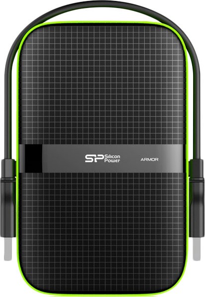 

Внешний жесткий диск 2.5'' Silicon Power Armor A60 SP050TBPHDA60S3K 5TB, USB 3.1, black, Armor A60