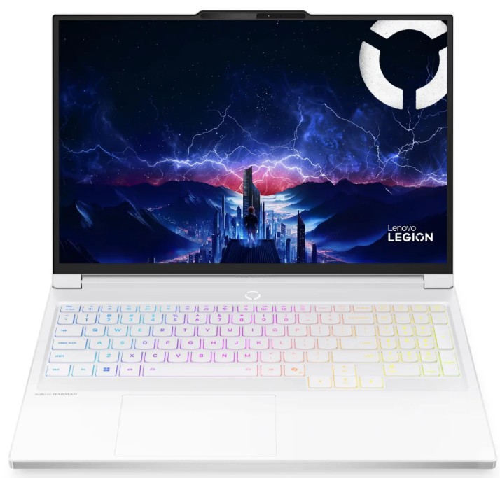 

Ноутбук Lenovo Legion 7 16IAX10 83KY0052RK U7-255HX/32GB/1TB SSD/GeForce RTX 5060 8GB/16" OLED WQXGA/Wi-Fi/BT/Cam/noOS/white, Legion 7 16IAX10