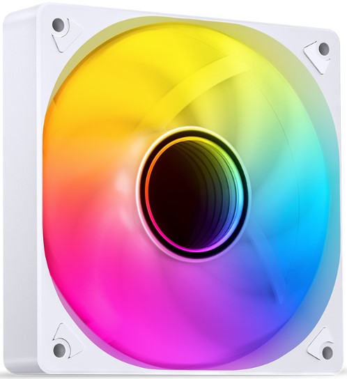 

Вентилятор для корпуса JONSBO SL-120W 120х120х25mm, 600-1500rpm, 28.12-59.48CFM, 22–32dBA,4-pin PWM, белый, SL-120W