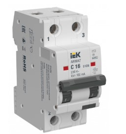 Изображение товара Автомат IEK AR-B10N-2-C016C100