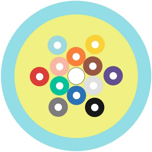 

Кабель волоконно-оптический 50/125, 12 волокон TELCORD FK-D-IN/OUT-503-12-HFFR-AQ распределительный (Distribution), универсальный (IN/OUT), MM (OM3),, FK-D-IN/OUT-503-12-HFFR-AQ