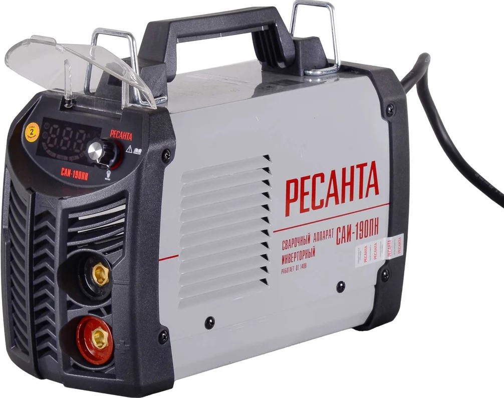 

Сварочный аппарат инверторный Ресанта САИ 190ПН 65/19, САИ 190ПН