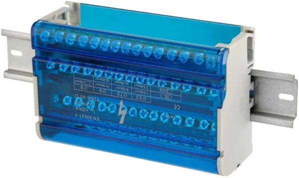 Изображение товара Шина Rexant 11-2304-15 для подключения проводников на DIN-рейке