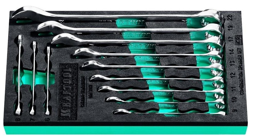 

Набор ключей Kraftool 27079-H12E комбинированных гаечных, 12шт., 6 - 22мм., 27079-H12E