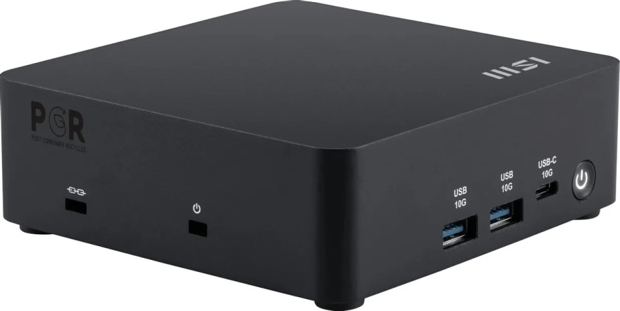 

Неттоп MSI CUBI NUC AI 1UMG-043XRU 9S6-B20911-043 U5-125H/16GB/512GB SSD/Intel Graphics/Wi-Fi/BT/120W/noOS/black, CUBI NUC AI 1UMG-043XRU