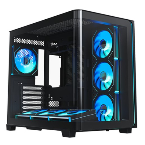 Изображение товара Корпус Xastra QR600 7ARGB C10-UC Black надежная защита и стильный дизайн