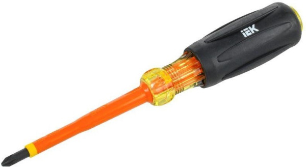 Изображение товара Отвертка IEK A2L5-SC30-T3-PZ-20-100 PZ2 с диэлектрическим покрытием