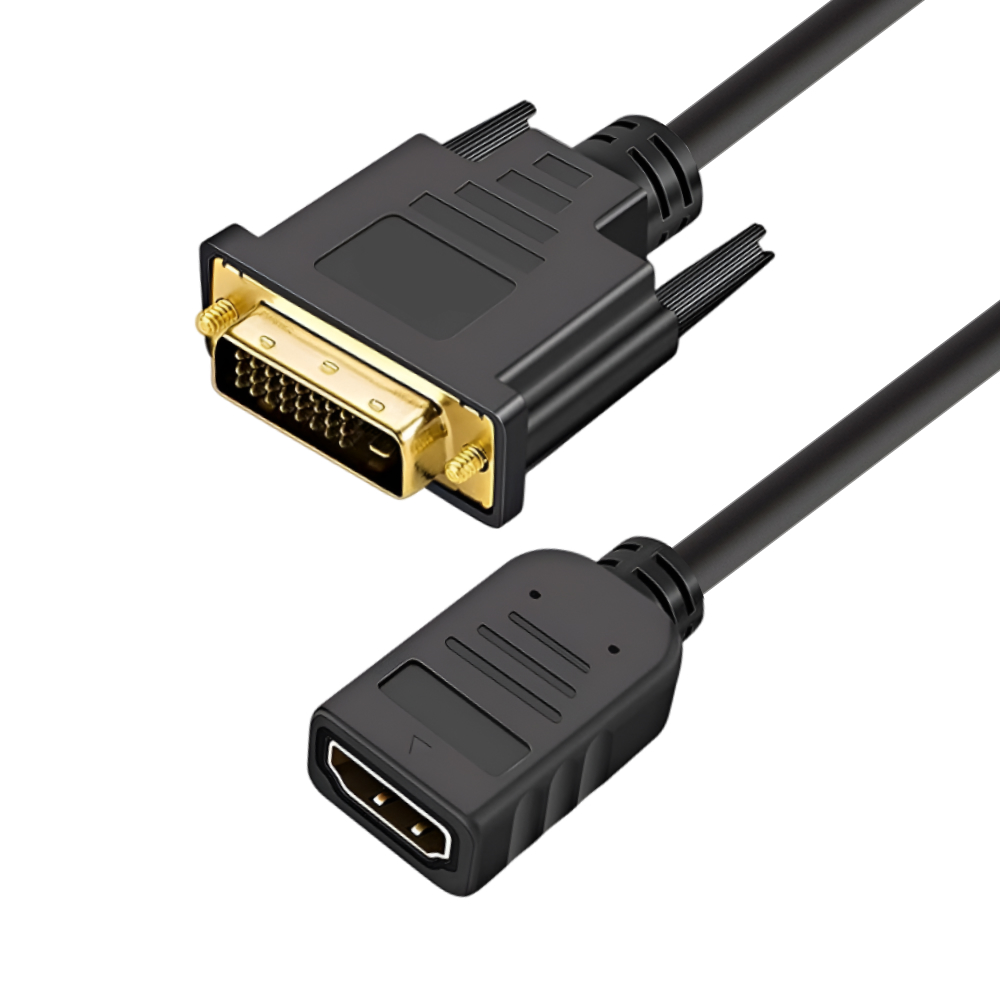 

Адаптер 5bites BC-HDF2DVI DVI M/24+1/HDMI F, BC-HDF2DVI