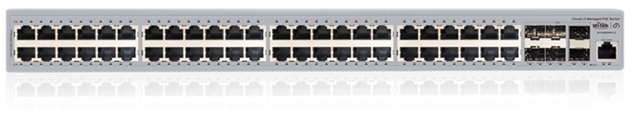 

Коммутатор управляемый Wi-Tek WI-PCMS554FP-L3 PoE бюджет 800Вт, 48GE PoE, 6SFP+10G, Cloud, WI-PCMS554FP-L3