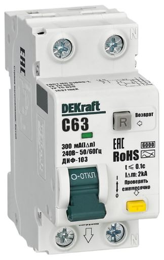 Изображение товара Автомат DEKraft 16371DEK для защиты электросетей