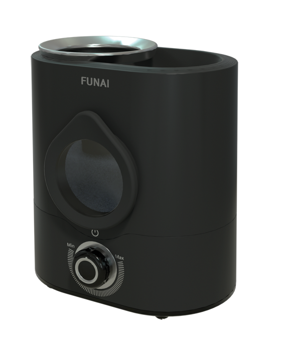 

Увлажнитель ультразвуковой Funai USH-BM7201B Bonsai черный, механическое управление, USH-BM7201B
