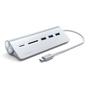фото Концентратор  Satechi Type-C Aluminum USB Hub & Micro/SD Card Reader
