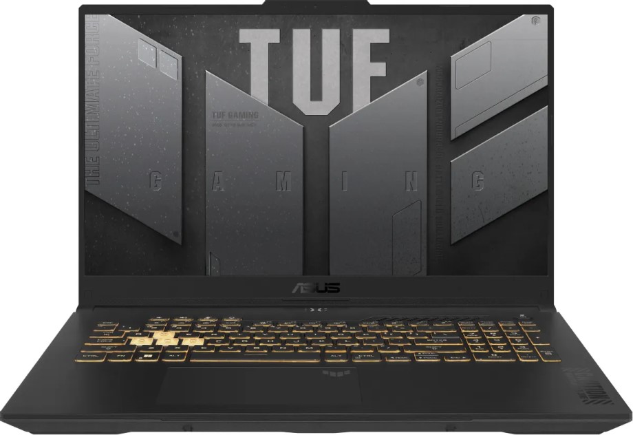 

Ноутбук ASUS TUF Gaming F17 FX707VJ-HX006 90NR0MY5-M00060 5 210H/16GB/512GB SSD/GeForce RTX 3050 6GB/17.3" IPS FHD/WiFi/BT/Cam/noOS/grey, TUF Gaming F17 FX707VJ-HX006