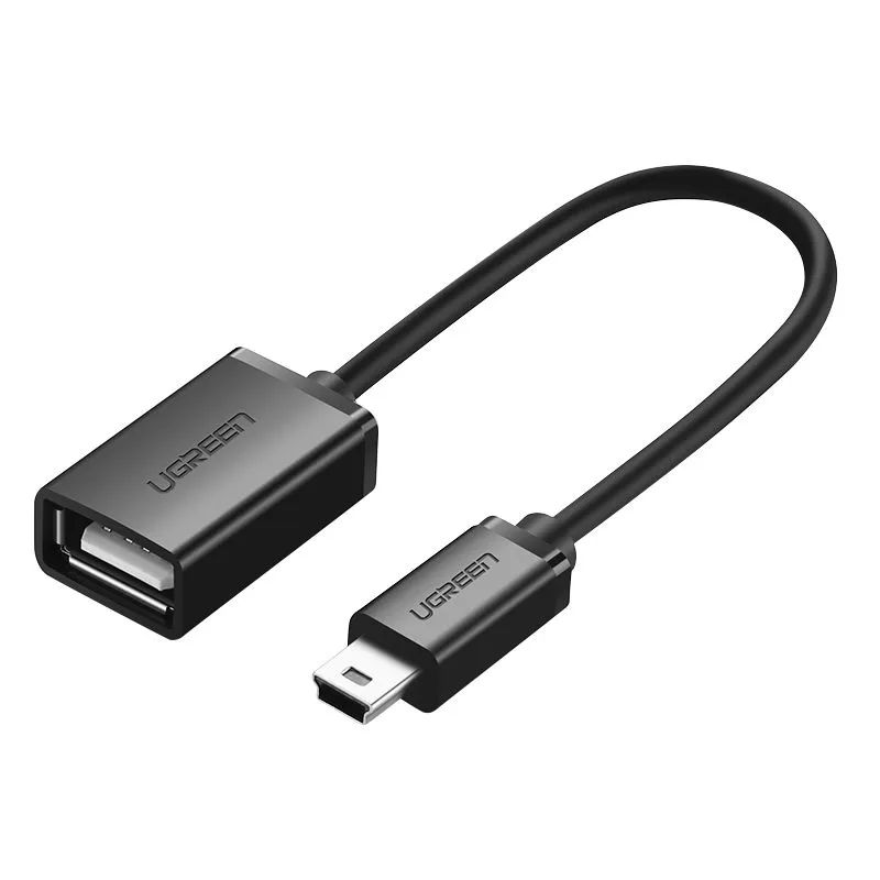 

Кабель UGREEN US249 10383_ Mini USB Male/USB Female, OTG, black, US249