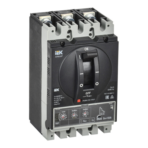 Автоматический выключатель IEK AR-MCCB-4A-150-0063A-ELSC