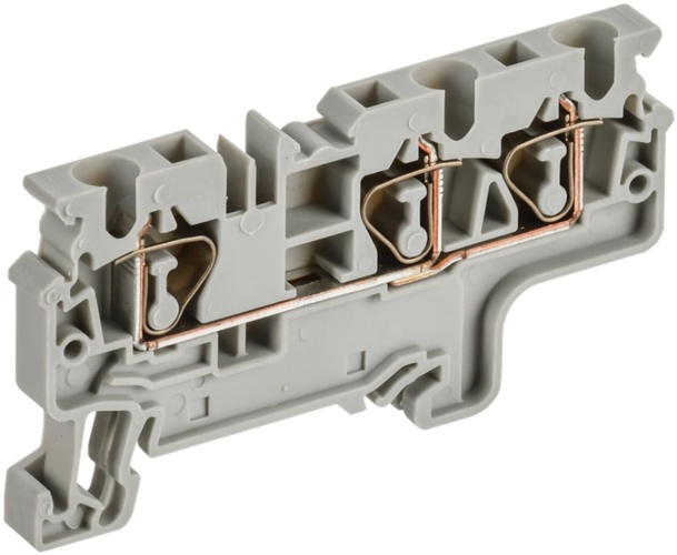 

Клемма пружинная IEK AF-CT40-00-3-K03-004 CX4-3 4мм2 трехконтактная серая ARMAFIX, AF-CT40-00-3-K03-004