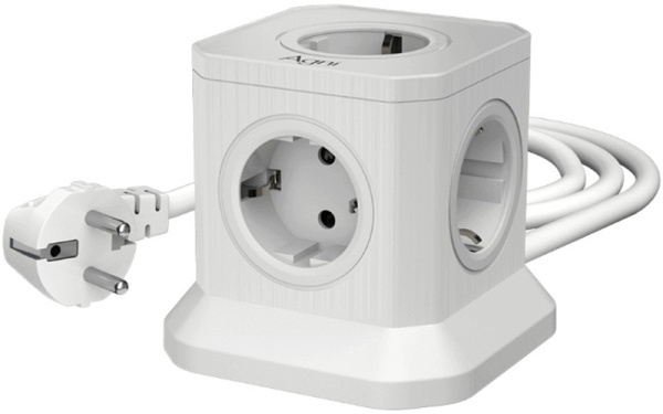 Изображение товара Сетевой фильтр AGNI TP-VE4U5E-3m-white