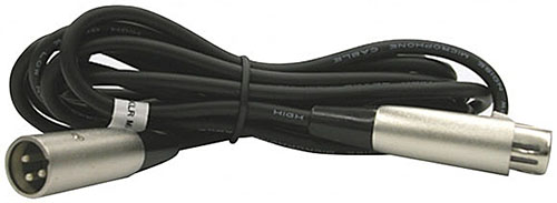 Кабель Inter-M XLR (штекер) - XLR (розетка) MC-093/5 (корд микрофонный), 5 м