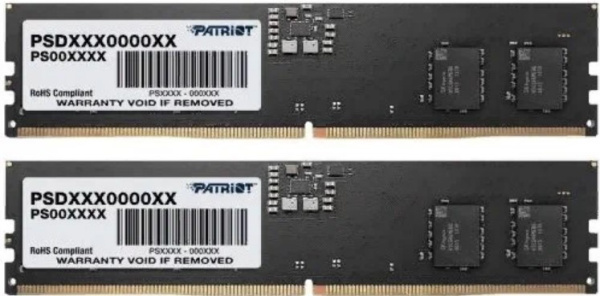 Оперативная память Patriot, DDR5, 16GB (2x8GB), 5600 MHz, CL40