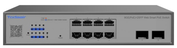 Изображение товара Коммутатор Todaair TD-SW8G-2F V2.2