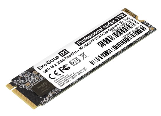 Накопитель SSD M.2 2280 Exegate NextPro+ KC4000TP1TB EX298957RUS 1TB