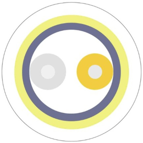 Изображение товара Кабель волоконно-оптический TELCORD FK-ARM-D-IN/OUT-9A1-2-LSZH-WH